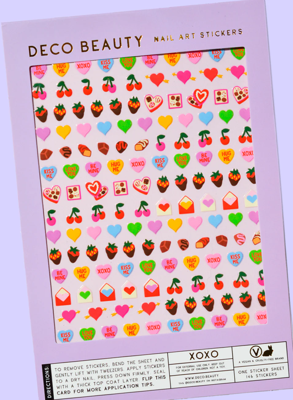 Nail Art Stickers - XOXO