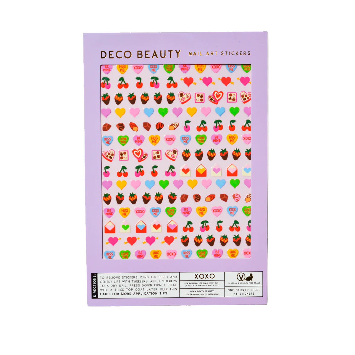 Nail Art Stickers - XOXO - Image 3