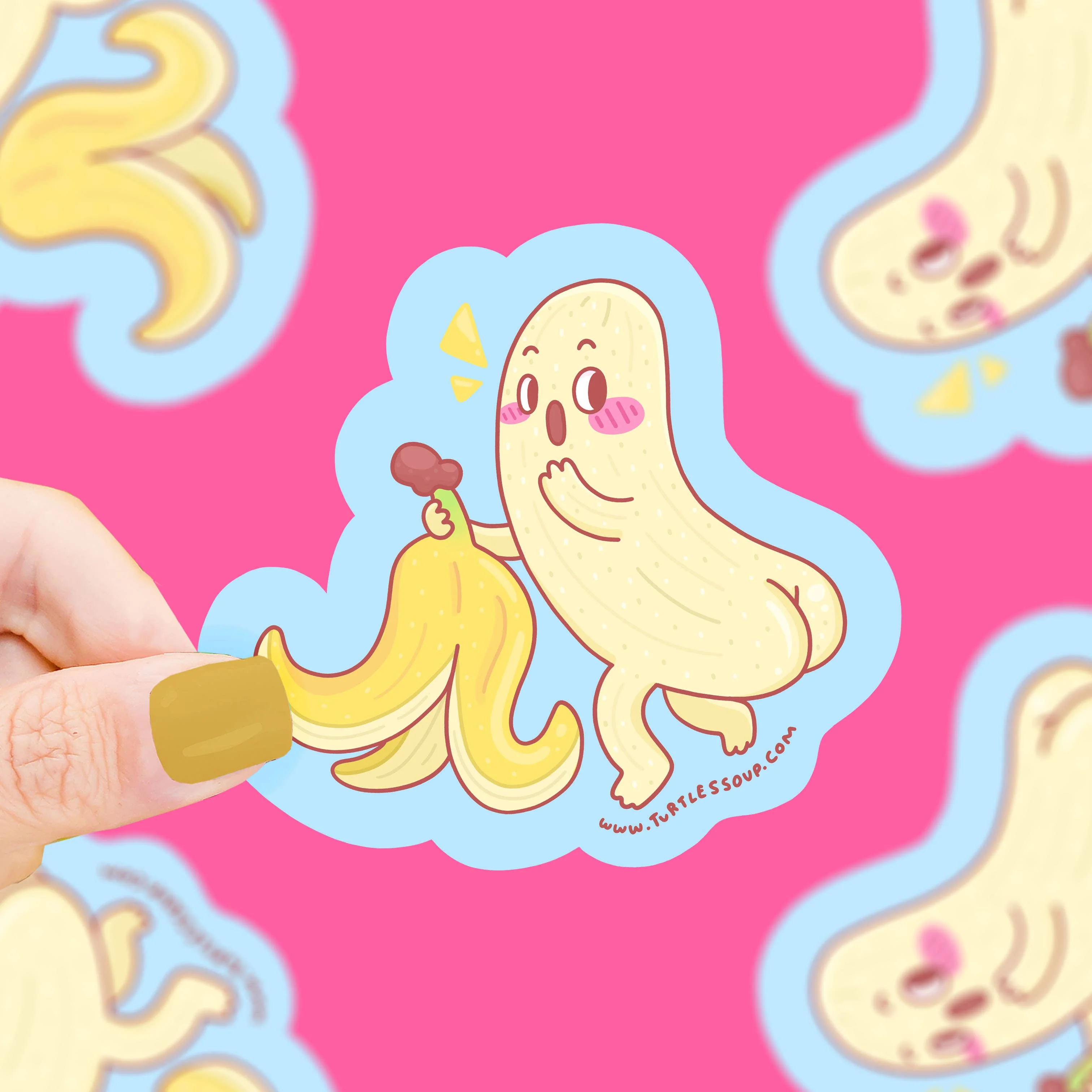 Banana 'Cake' Sticker