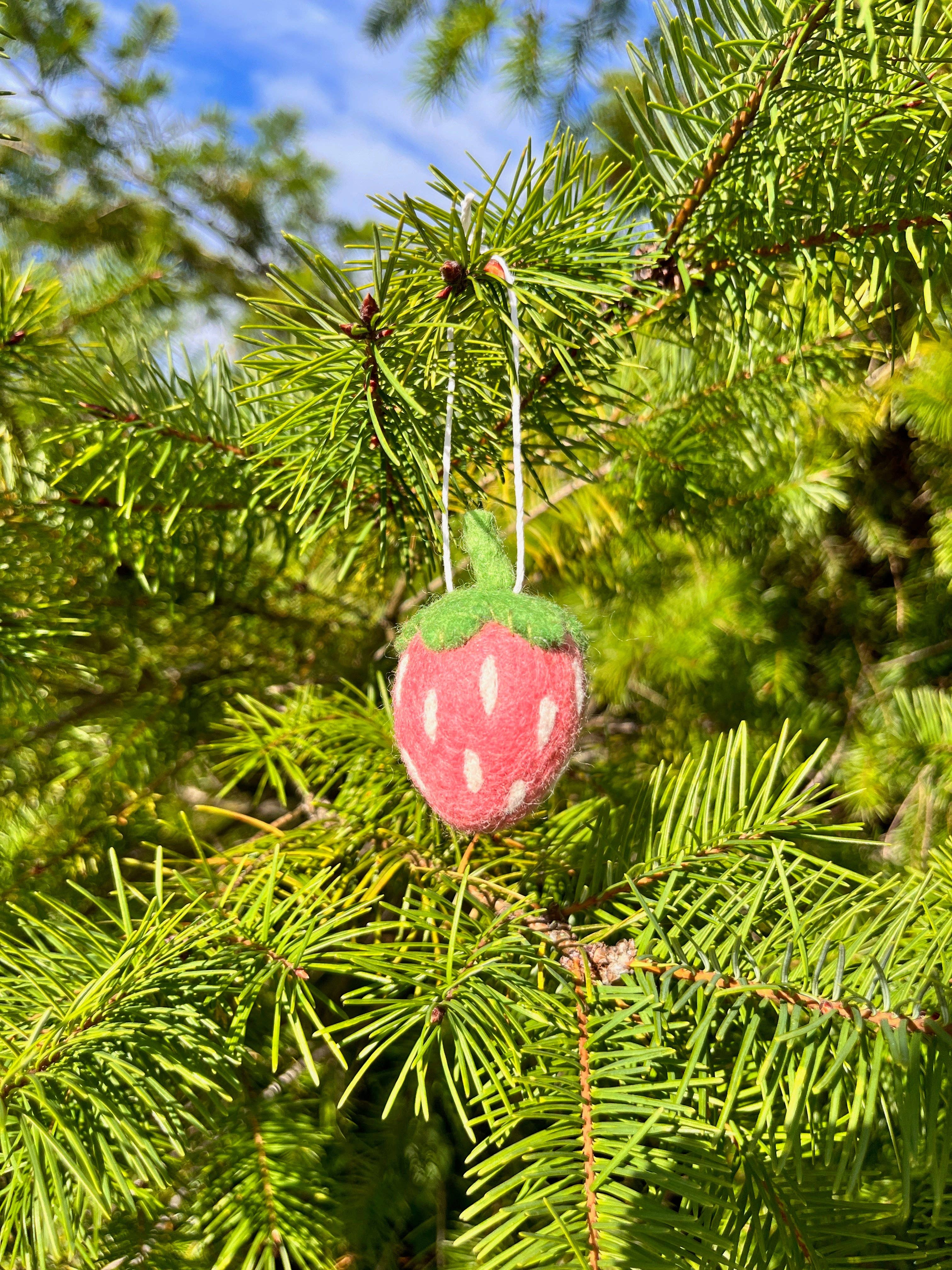 Organic Strawberry Ornaments - Image 3