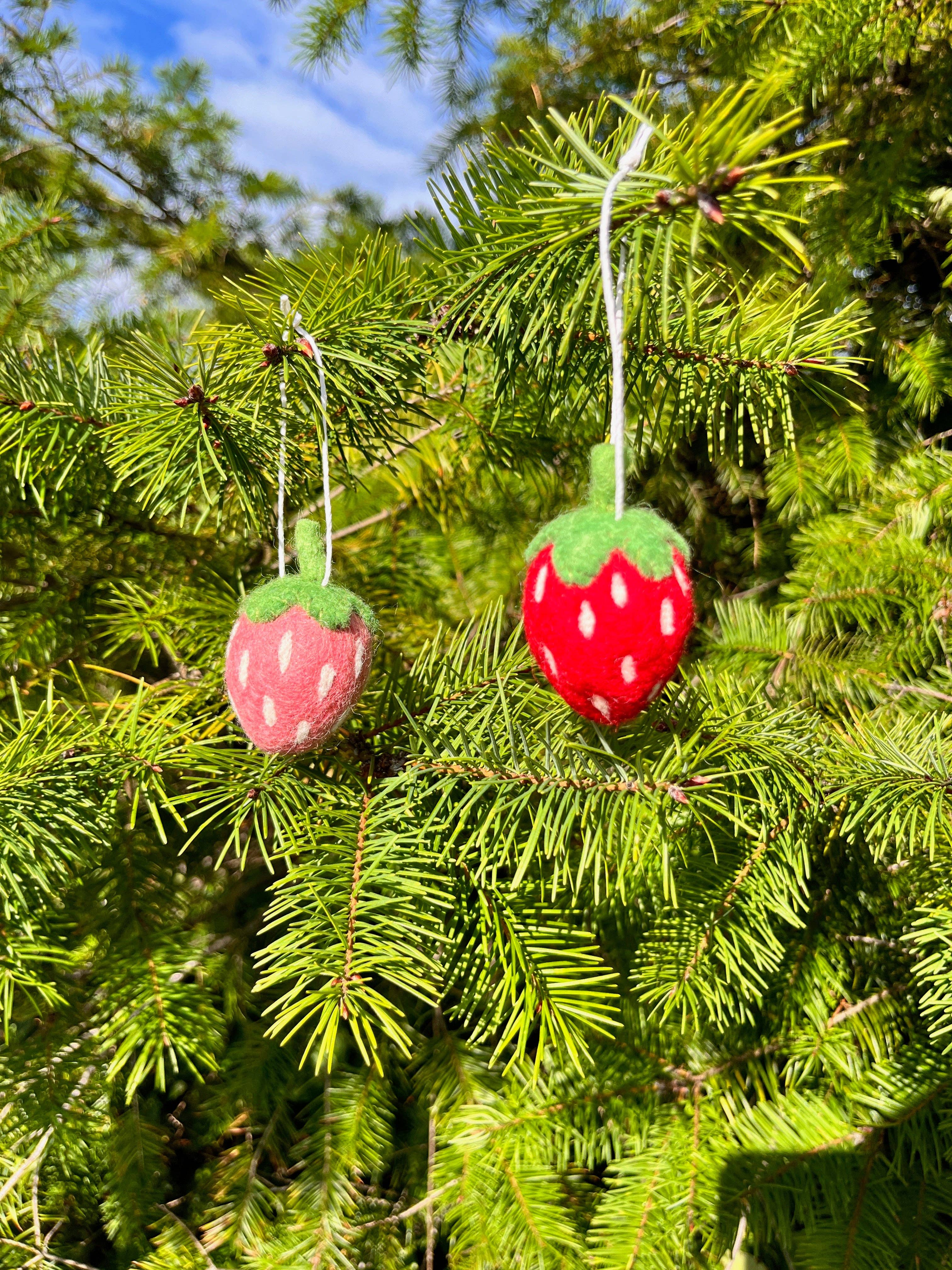 Organic Strawberry Ornaments - Image 4