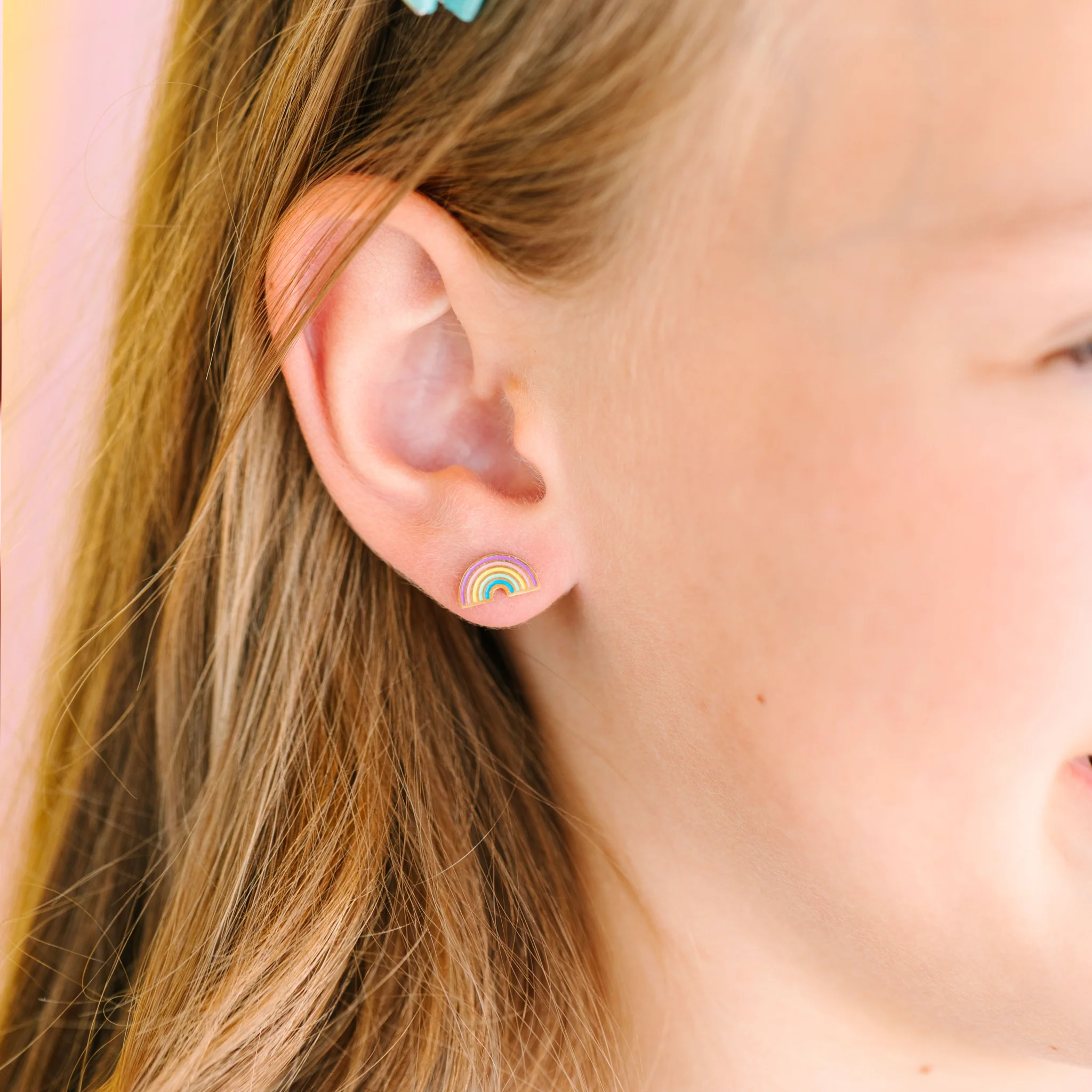 Pastel Rainbow Earrings - Image 2