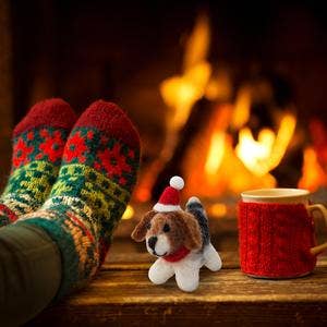 Santa’s Helpers Dog Ornaments - Set of 2 - Image 3