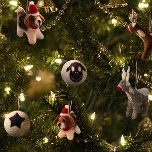 Santa’s Helpers Dog Ornaments - Set of 2 - Image 4