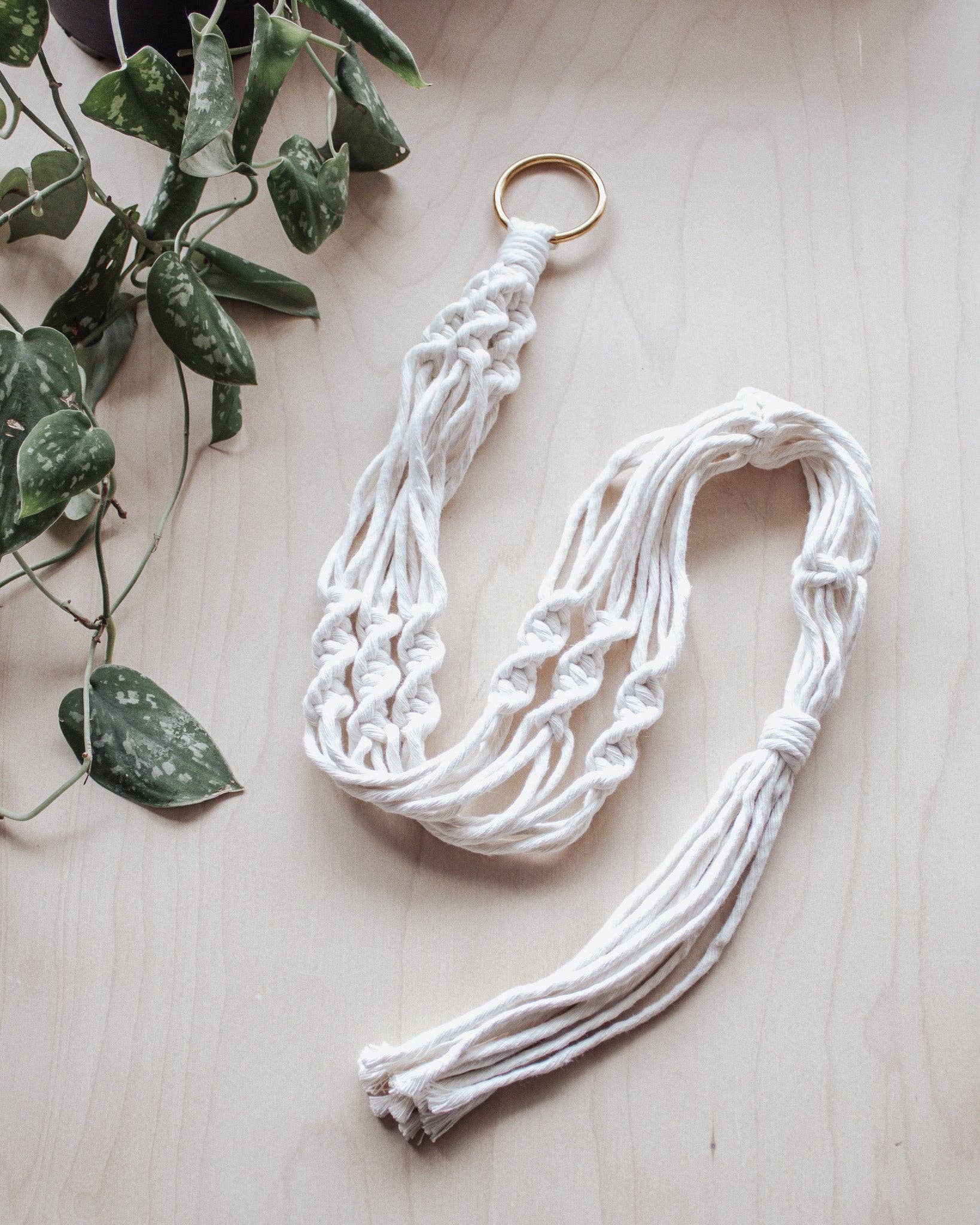 Simple Twist Macrame Plant Hanger - Image 5