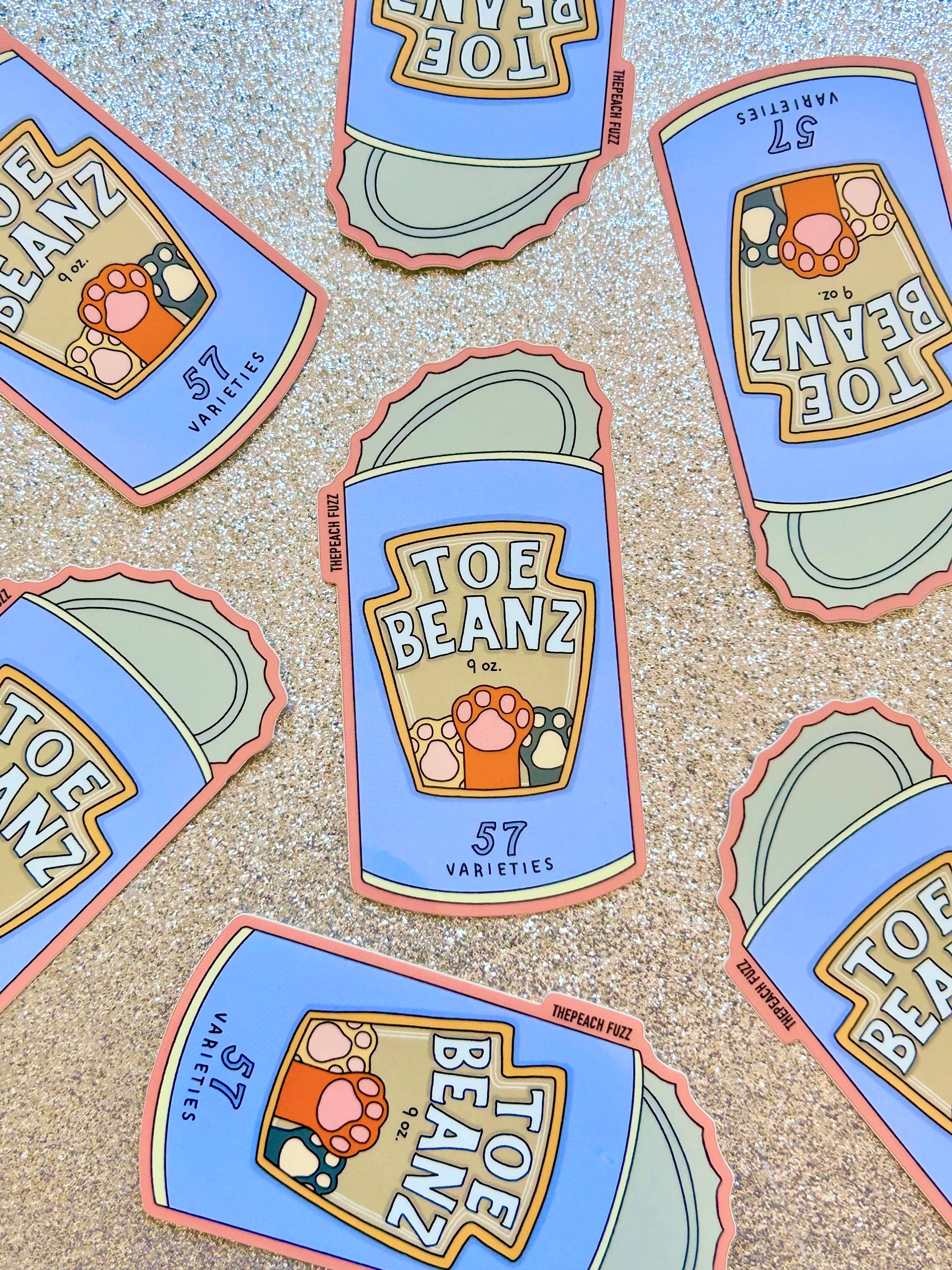 Toe Beans Sticker - Image 2