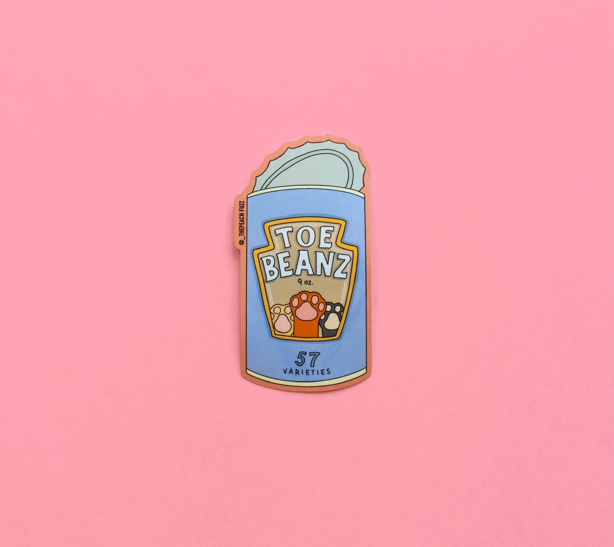 Toe Beans Sticker - Image 3