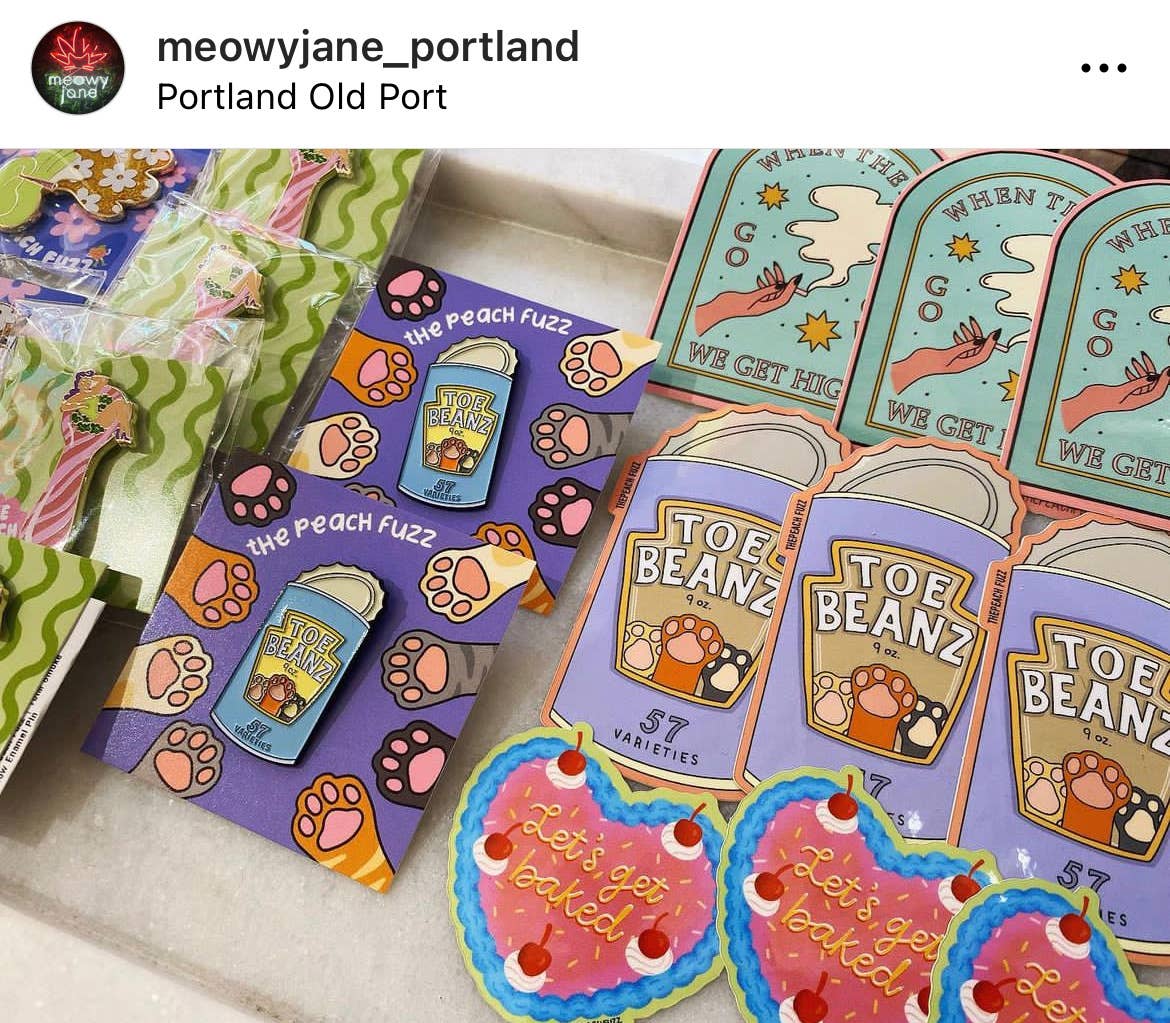 Toe Beans Sticker - Image 4