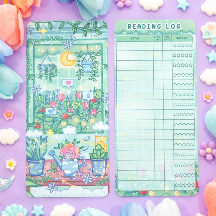 Unicorn Eclipse Reading Log Bookmark - Image 12