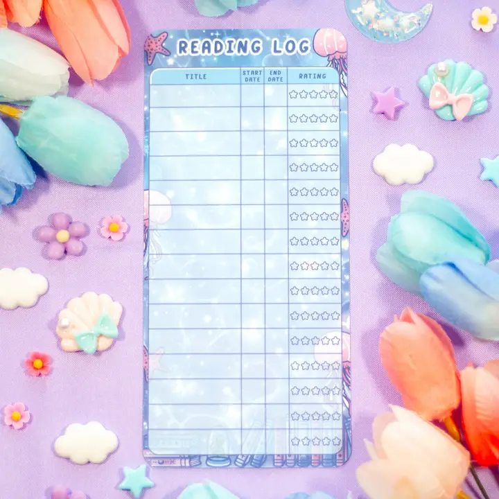 Unicorn Eclipse Reading Log Bookmark - Image 3
