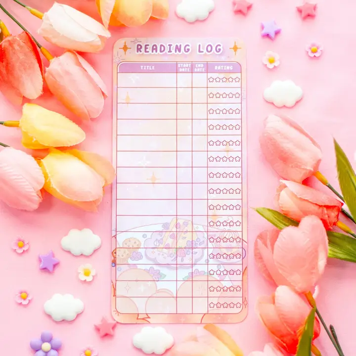 Unicorn Eclipse Reading Log Bookmark - Image 9