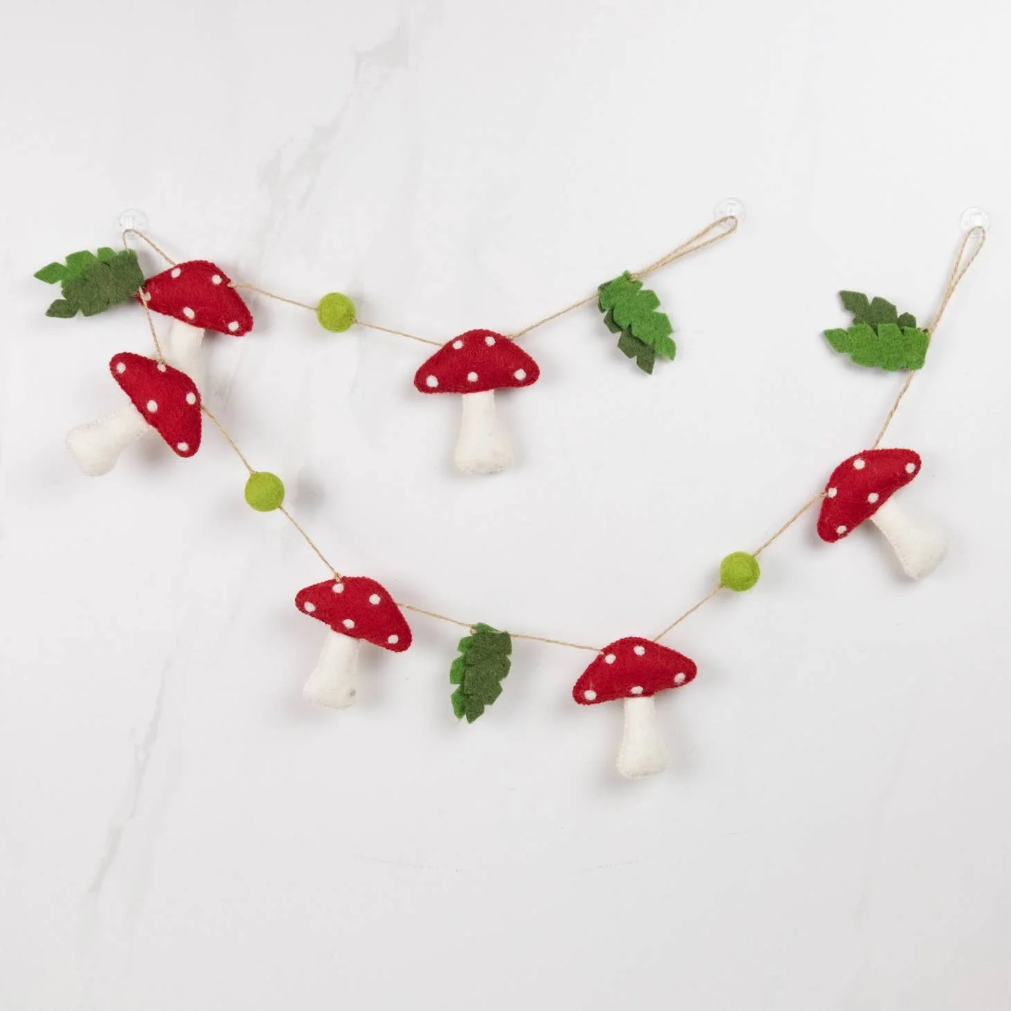 Wool Mushroom Garland - Image 3